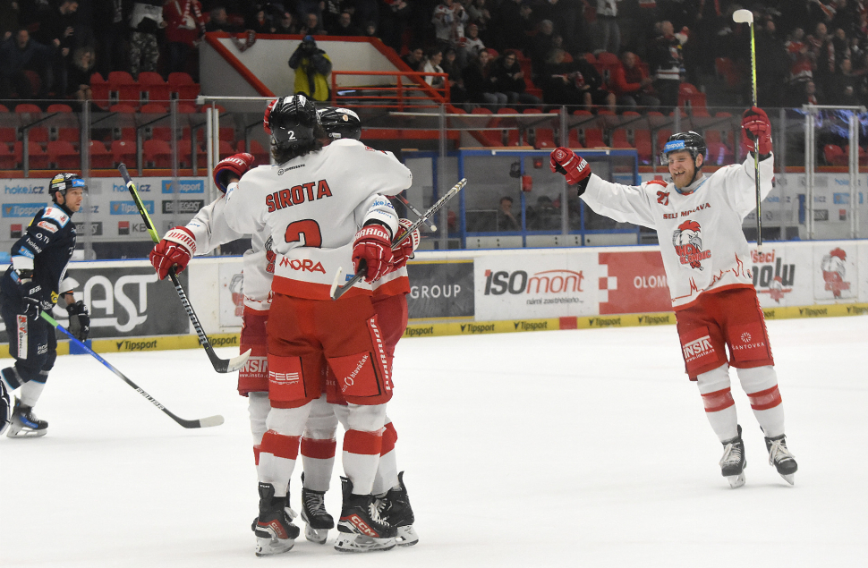 Hokejisté HC Olomouc mají druhou výhru