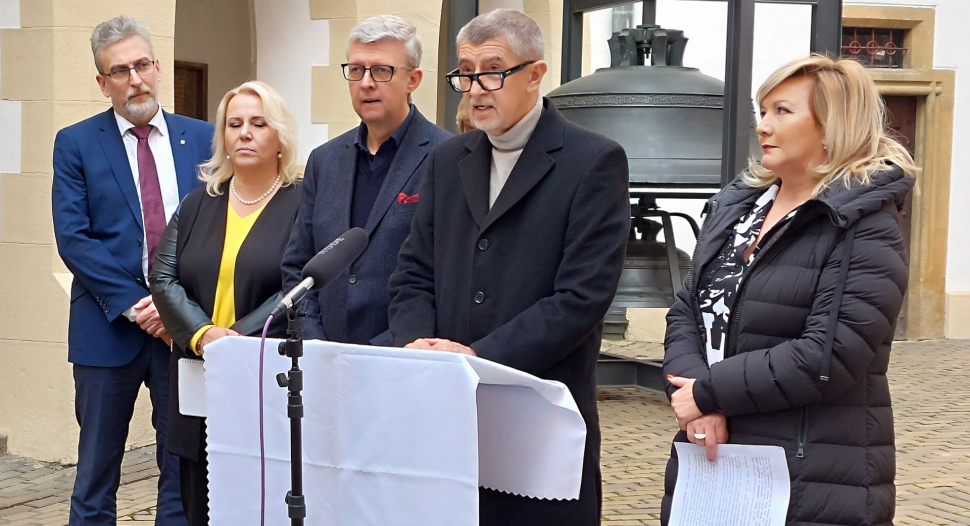 Olomoucká radnice hostila špičky hnutí ANO. Ostatní strany to kritizují
