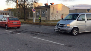 Strážníci usměrňovali provoz na Babíčkově ulici