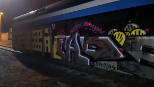 Modernizované Stadlery vylepšil vandal nepovedenou malůvkou