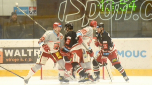 Hokejisté HC Olomouc podlehli doma Hradci
