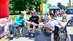 Olomoucká štafeta na vozíku spojí na jedné trati dva světy