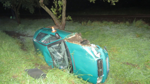 U Velkých Losin bourala opilá řidička, nadýchala 2 promile