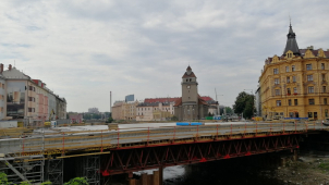 Most na Komenského se odhalí okolo 20. srpna