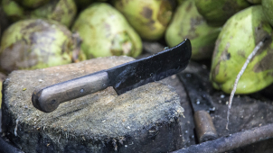 Nájemník napadl majitele sekáčkem na maso