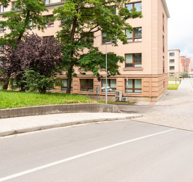 Ve Fakultce jsou nové a bezpečnější chodníky