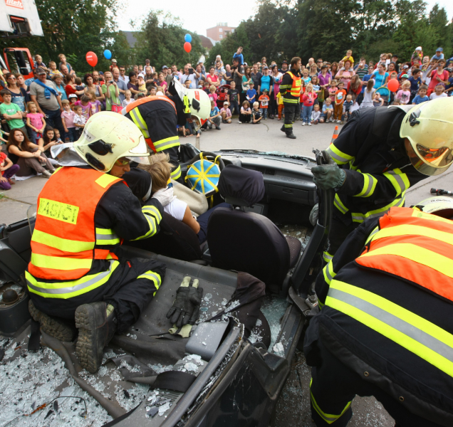 Na Floře se sejdou policisté, hasiči i záchranáři