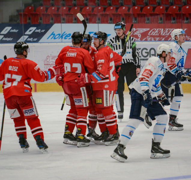 Hokejisté HC Olomouc obrali Plzeň