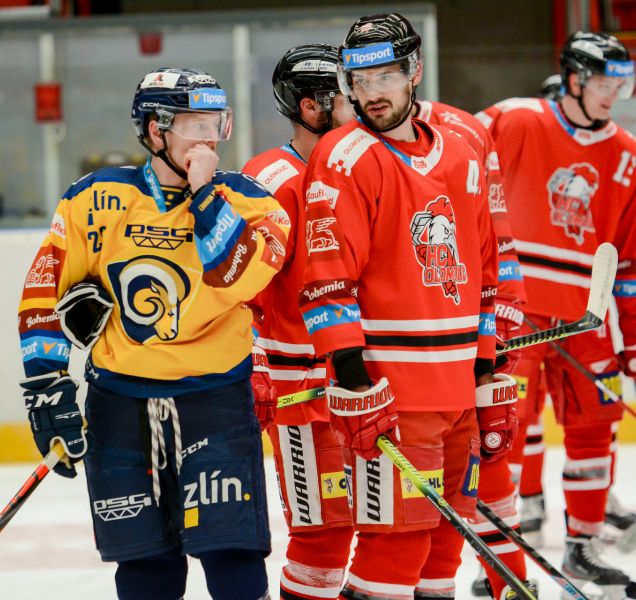 Hokejisté HC Olomouc doma prohráli se Zlínem