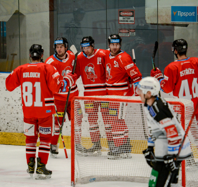 Hokejisté HC Olomouc vybojovali výhru po prodloužení