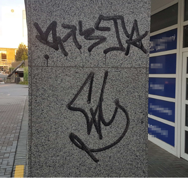 Umělec si vybil zlost na uzavřeném sportovním centru