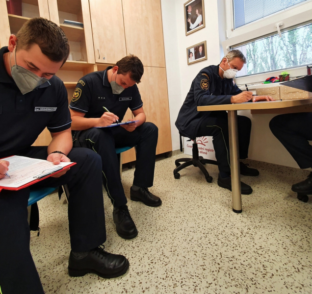 Krajští hasiči se rozhodli zapsat do registru dárců kostní dřeně