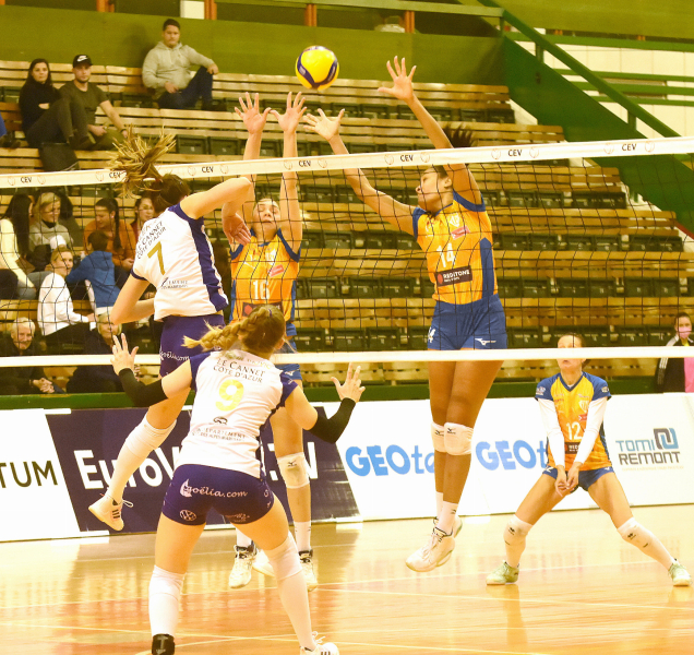 Olomoucké volejbalistky vypadly s francouzským velkoklubem