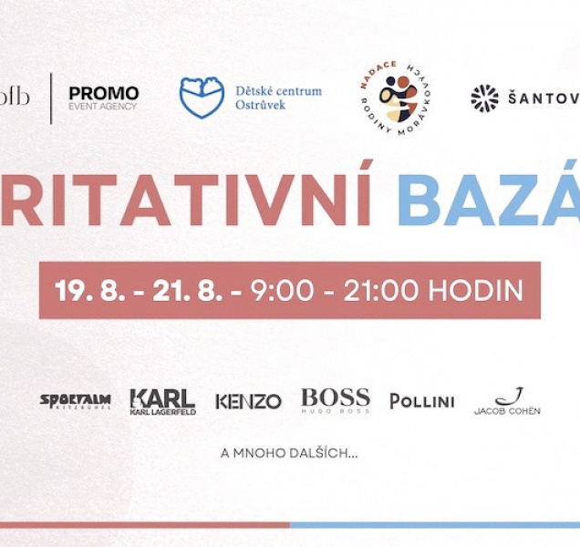 V Šantovce charitativní bazárek, výtěžek půjde na dobrou věc