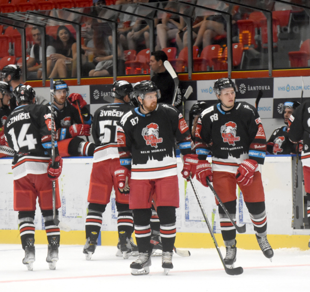 Hokejisté HC Olomouc prohráli s Vítkovicemi