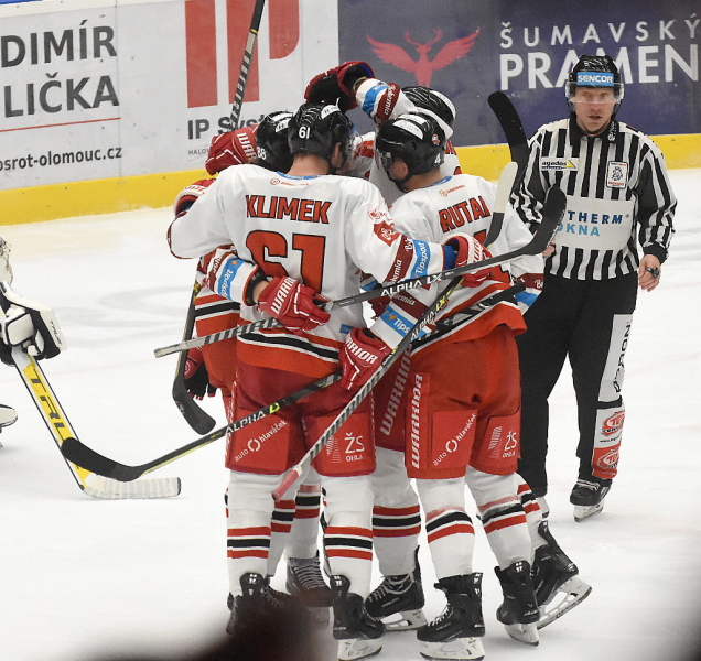 Hokejisté HC Olomouc zvítězili nad Kladnem
