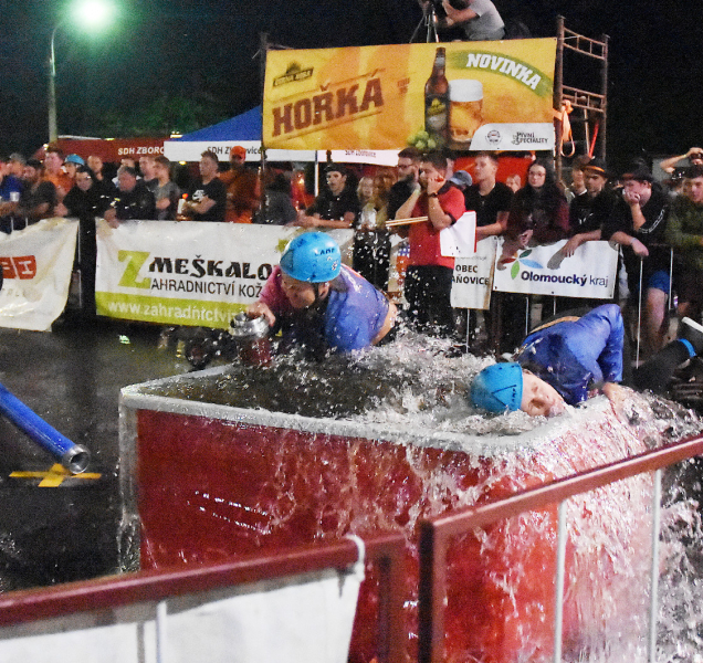 V Kožušanech se soutěžilo v požárním útoku