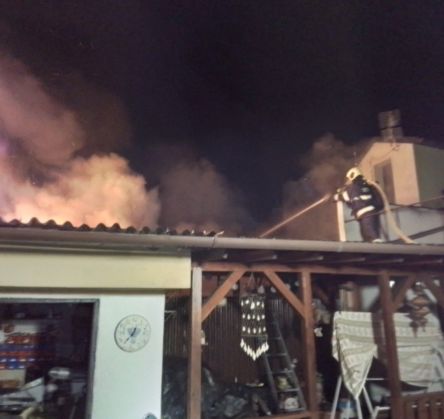 Od udírny chytl celý rodinný dům