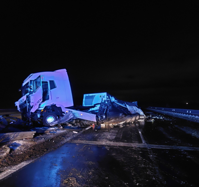 Kvůli nehodě kamionu musela být v noci i dopoledne uzavřená D1