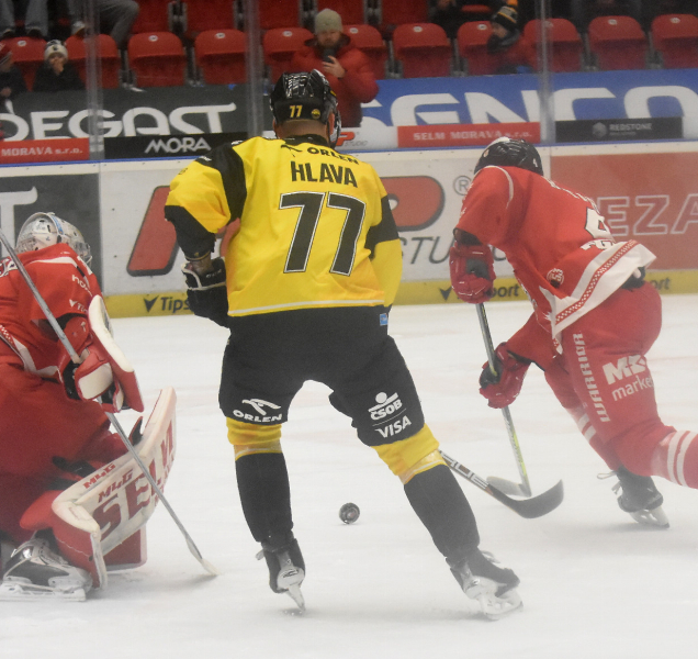 Hokejisté HC Olomouc prohráli na Spartě po prodloužení
