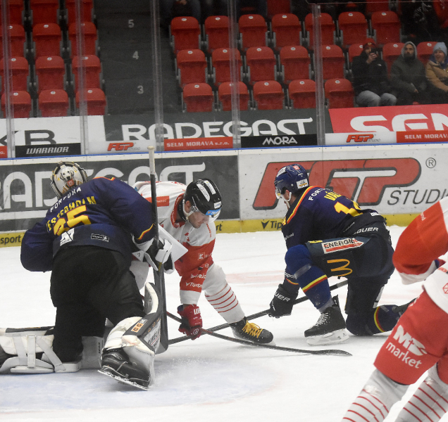 Hokejistům HC Olomouc jeden gól na výhru nestačil