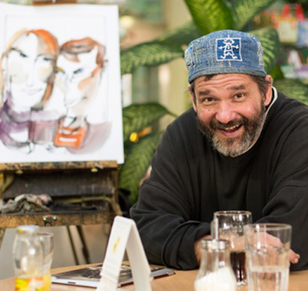 Karikaturista Václav Šípoš vystaví kresby s hudební tematikou