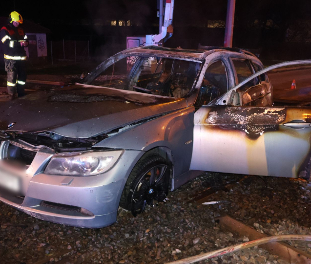 Opilá řidička havarovala brzo ráno v Olomouci