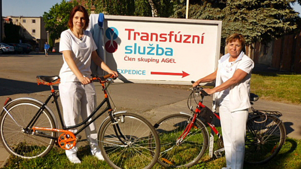 Zdravotníci v Šumperku jezdí do práce na kole. Chtějí podpořit zdravý životní styl