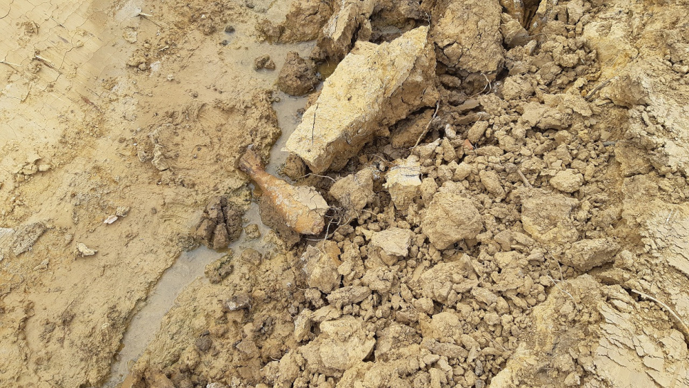 Nevybuchlá mina na Přerovsku: Našli ji dělníci při výkopu