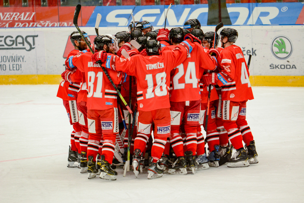 Hokejisté HC Olomouc porazili Motor po prodloužení