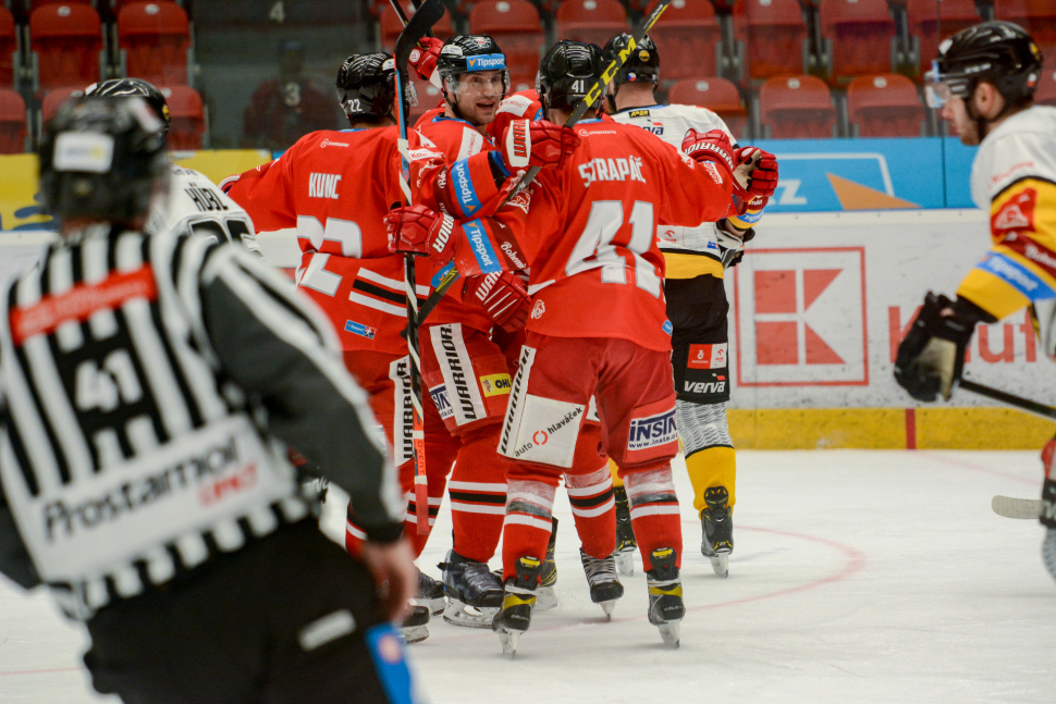 Hokejisté HC Olomouc vyhráli v Českých Budějovicích