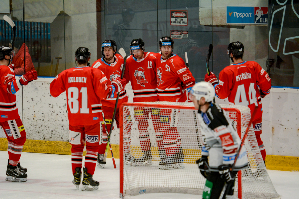 Hokejisté HC Olomouc vybojovali výhru po prodloužení