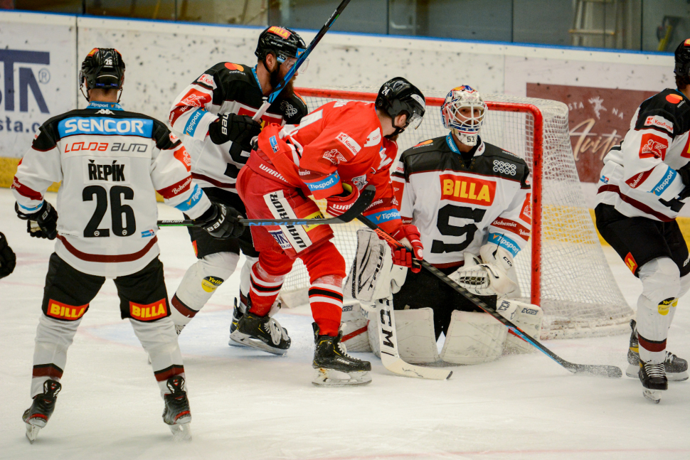 Hokejisté HC Olomouc prohráli se Spartou i počtvrté