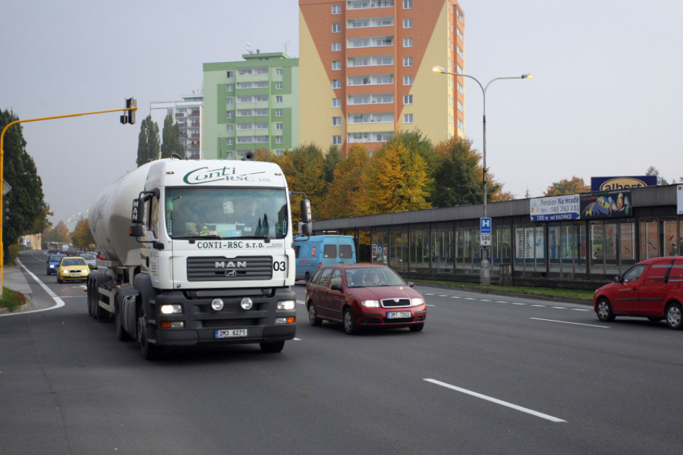 Olomouc vyžene kamiony nad 12 tun z jihu města