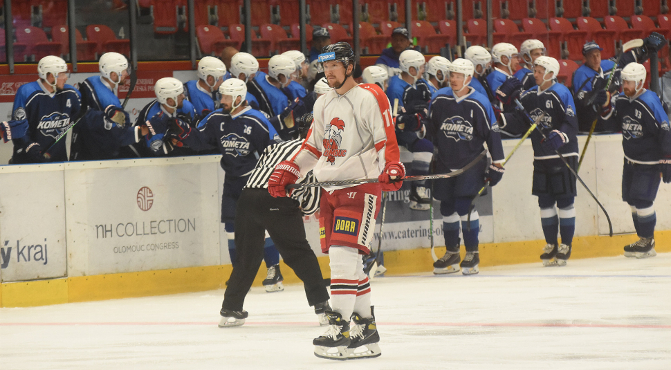Hokejisté HC Olomouc prohráli na Kometě o gól