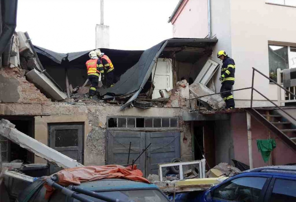 V Litovli vybuchl plyn v rodinném domě, jedna osoba zraněna