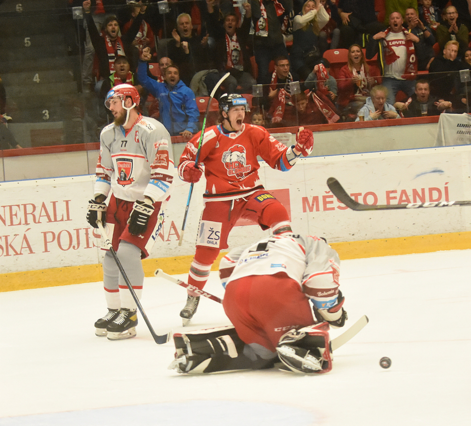 Hokejisté HC Olomouc zvítězili nad Libercem