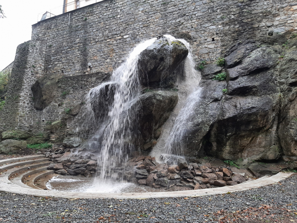 Vodopád v Bezručových sadech slavnostně spustí na jaře