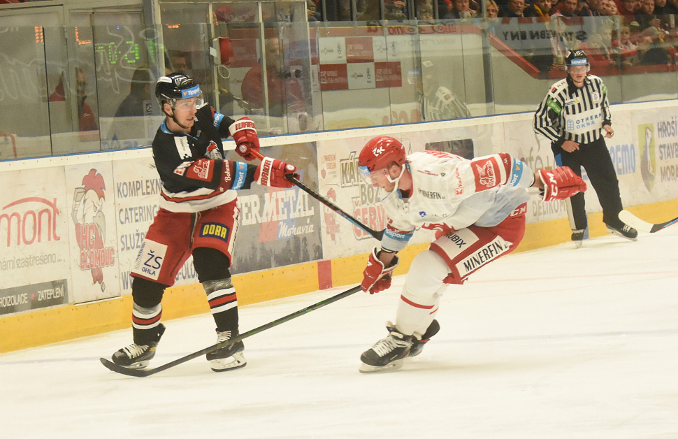 Hokejisté HC Olomouc vyhráli v prodloužení