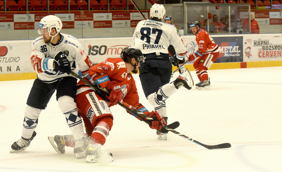 Hokejisté HC Olomouc prohráli v Plzni