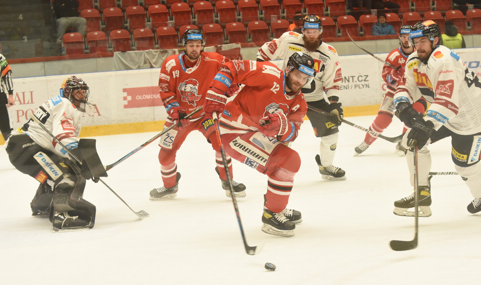 Hokejisté HC Olomouc v Plzni prohráli o gól