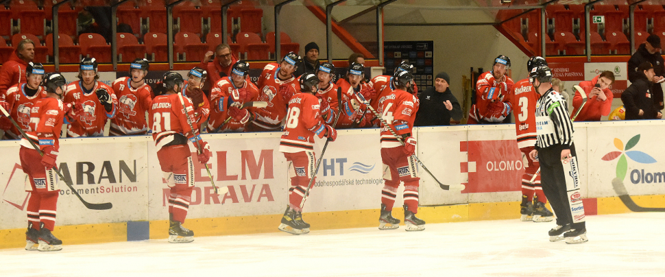 Hokejisté HC Olomouc vyhráli nad Vervou