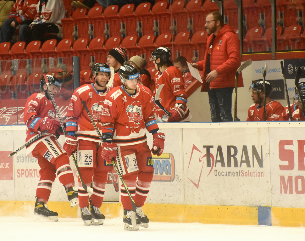 Hokejisté HC Olomouc podlehli Vítkovicím