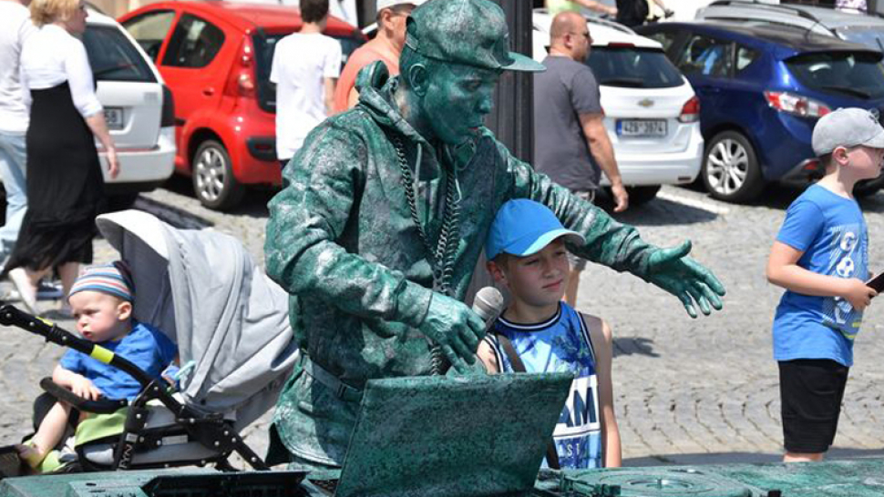 Živé sochy se zařadily mezi nejnavštěvovanější akce v Kroměříži
