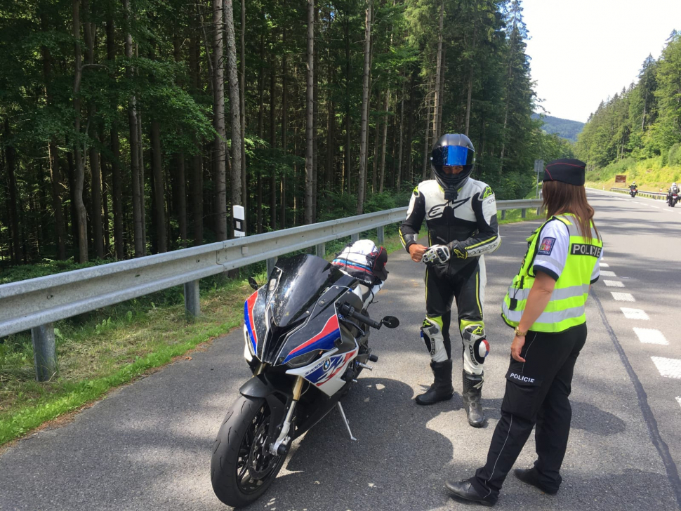 Policisté kontrolovali motocyklisty