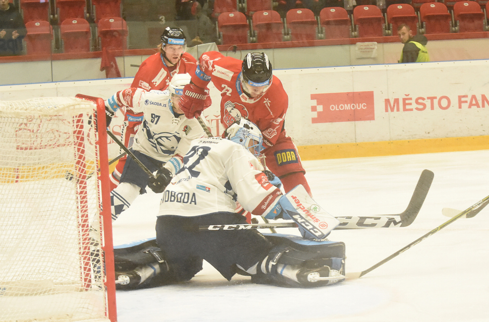 Hokejisté HC Olomouc zvítězili v Plzni