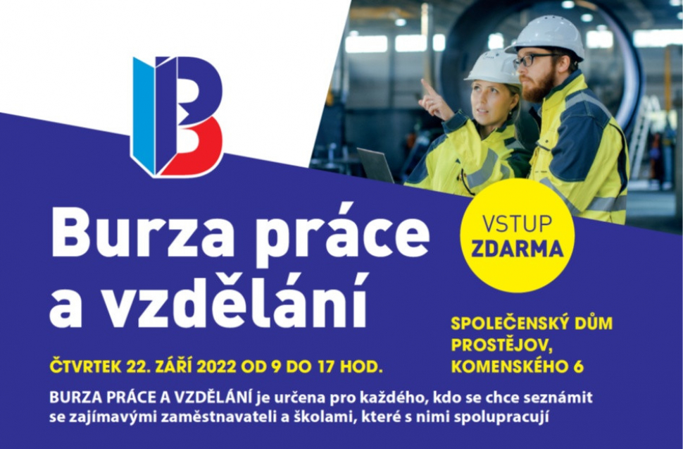 Burza práce a vzdělání 2022 odstartuje sérii v Olomouckém kraji
