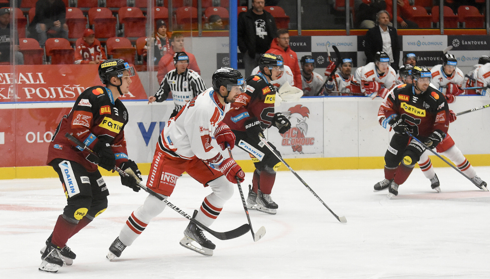 Hokejisté HC Olomouc zvítězili na Spartě