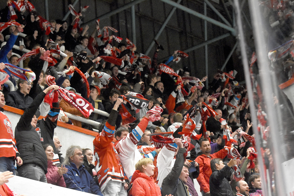 Hokejisté HC Olomouc zdolali Budějovice