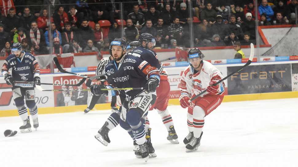 Hokejisté HC Olomouc v Liberci vysoko prohráli